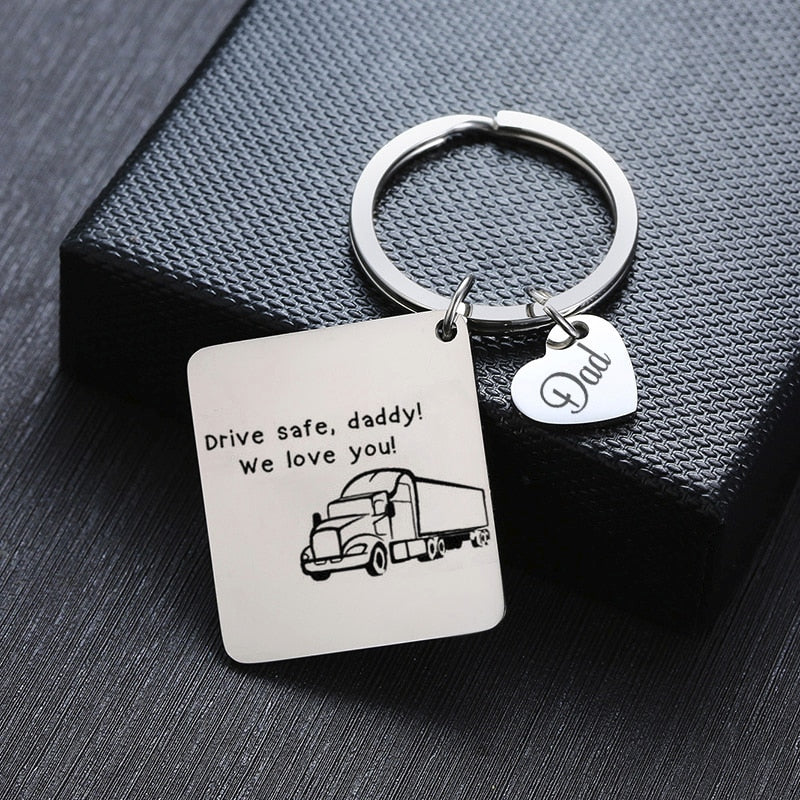 DAD KEYCHAIN TAG - LOVE YOU  DAD