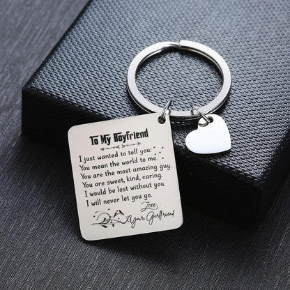 DAD KEYCHAIN TAG - LOVE YOU  DAD