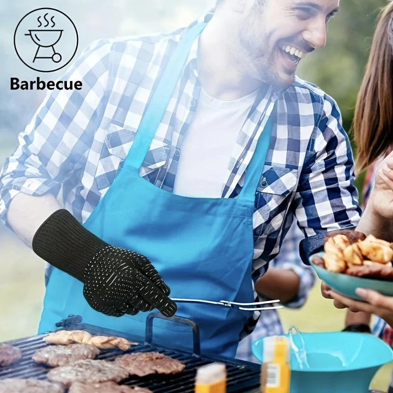 GrillGuard Pro™: Premium Heat-Resistant BBQ Gloves