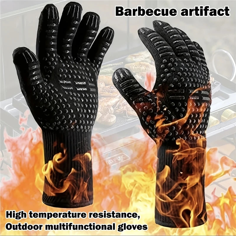 GrillGuard Pro™: Premium Heat-Resistant BBQ Gloves