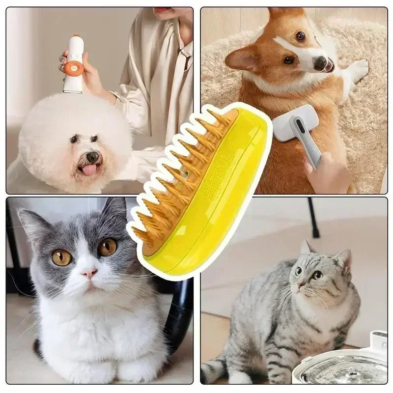 Purrfect Pet™  3 in 1 Pet Grooming Brush